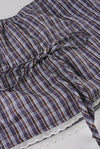 plaid-lace-cropped-elastic-tie-waist-two-piece-set