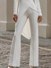 mandarin-collar-asymmetric-wrap-tail-blazer-high-waist-flare-pants-two-piece-suit-set