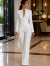mandarin-collar-asymmetric-wrap-tail-blazer-high-waist-flare-pants-two-piece-suit-set