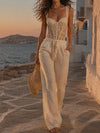 bohemian-lace-corset-cotton-wide-leg-pants-two-piece-set
