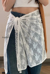 sweet-unique-korean-style-white-lace-apron-skirt-with-tie-versatile-half-skirt