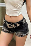 leopard-cuffed-low-rise-denim-shorts